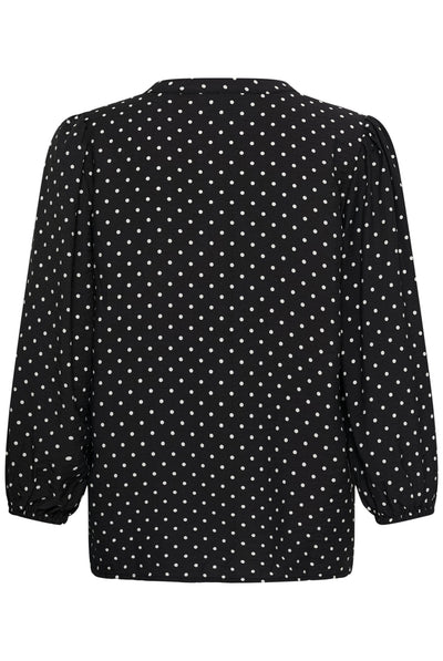 KAsirena Blouse Black W. White Dot - 109793 - 10512211 Thumbnail