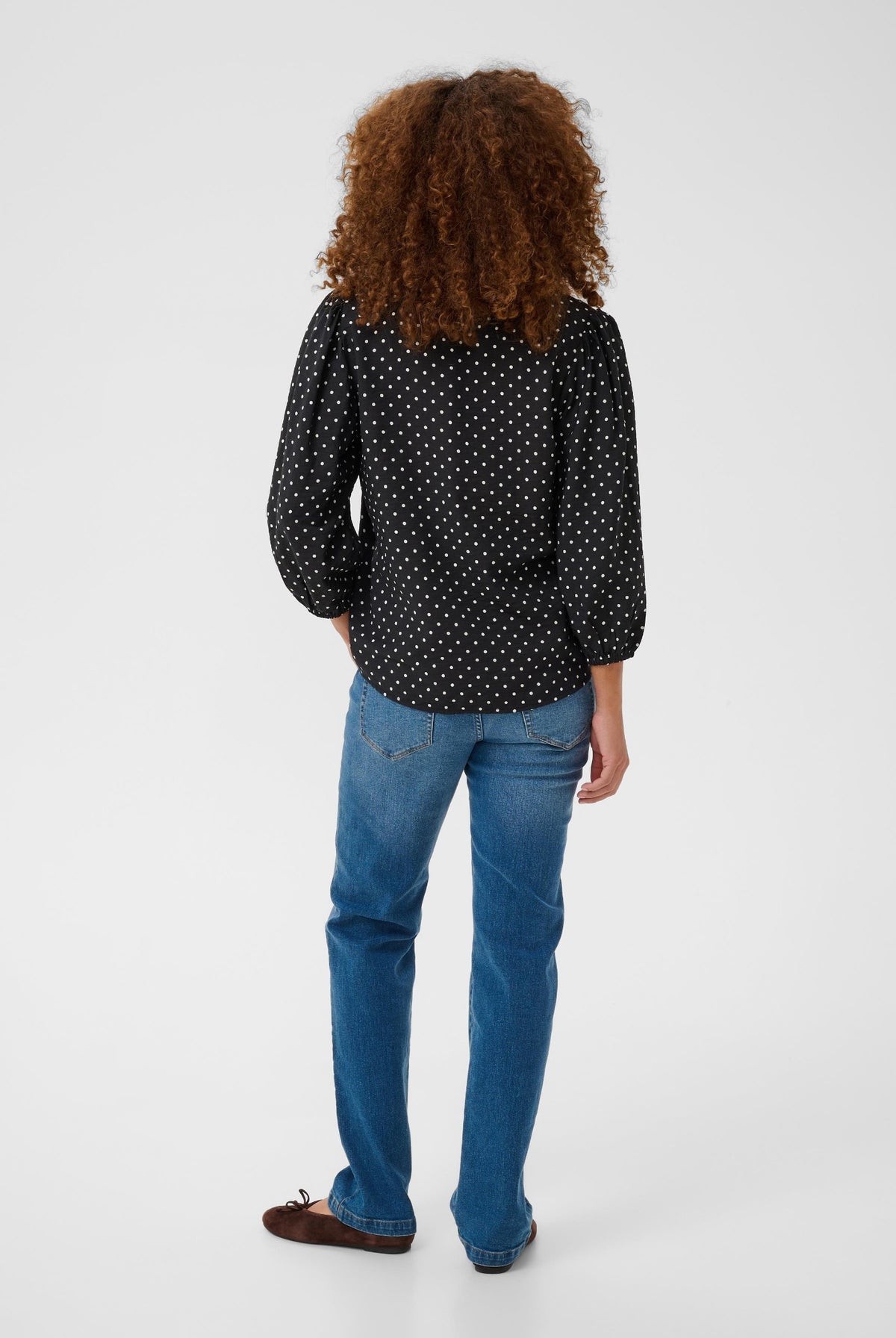 KAsirena Blouse Black W. White Dot - 109793 - 10512211