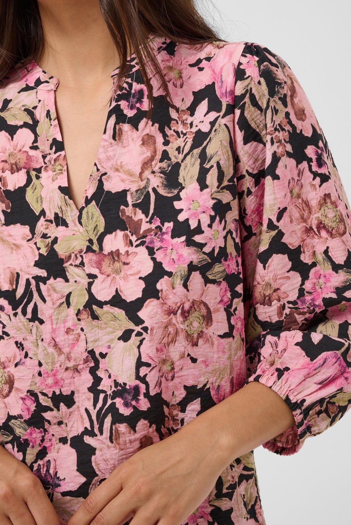KAsirena Blus Pink Flower Print - 109806 - 10512211