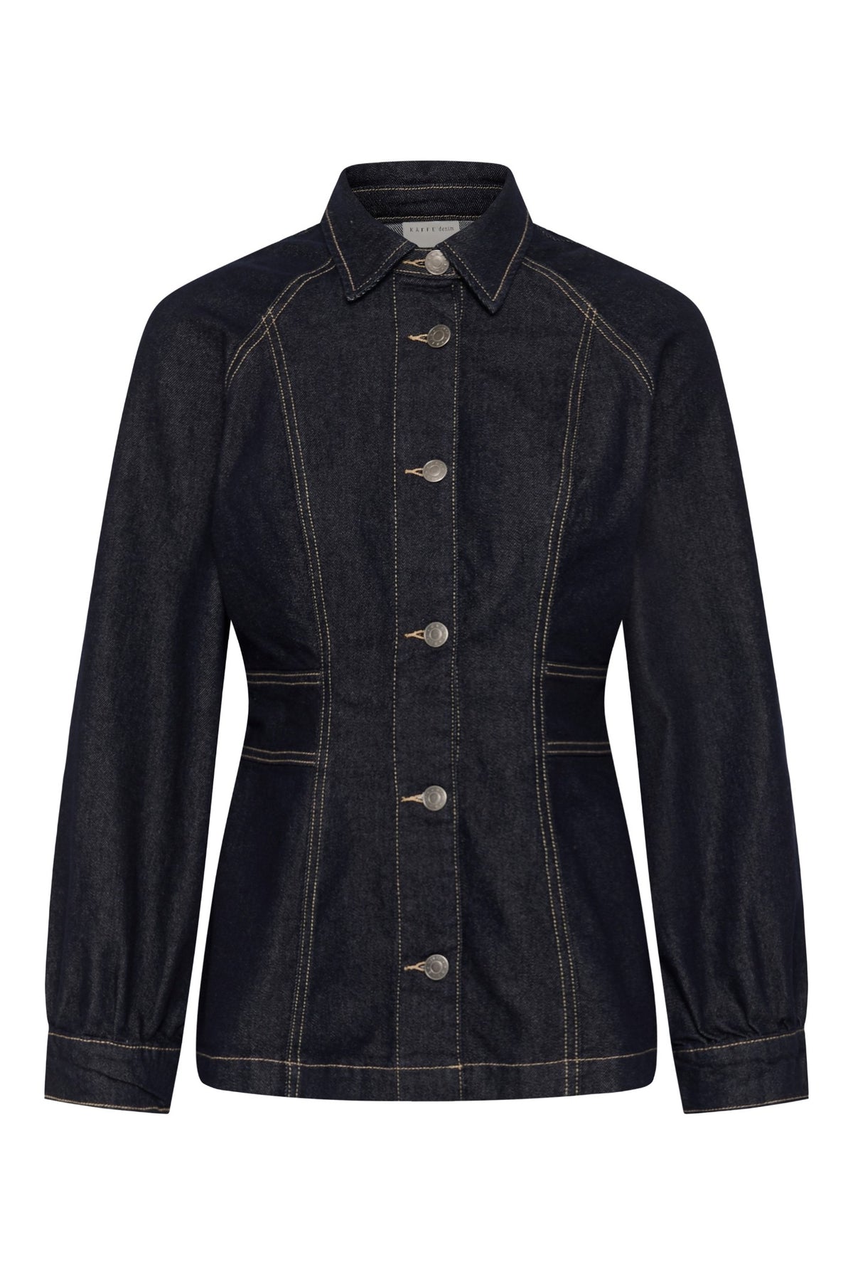 KAghita Denimskjorta Mörkblå otvättad denim - 109 - 10512244