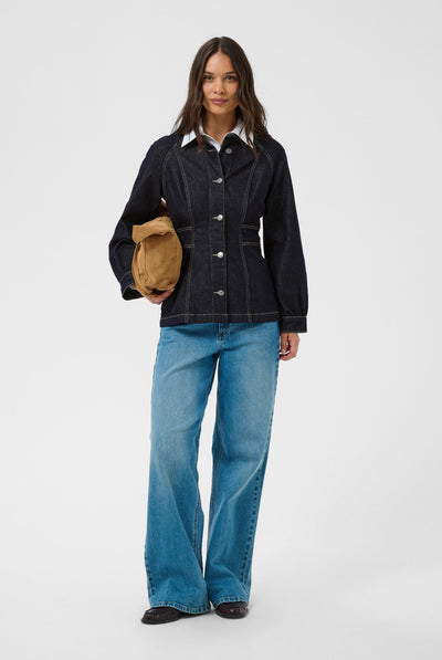 KAghita Denimskjorta Mörkblå otvättad denim - 109 - 10512244 Thumbnail