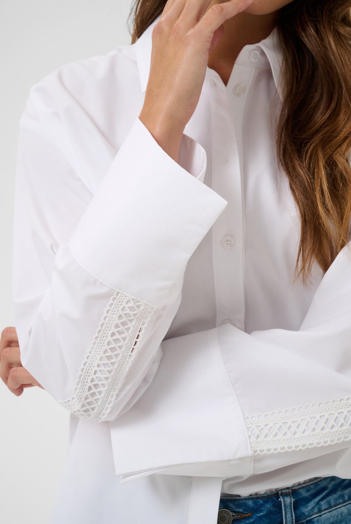 KAkiki Lace Shirt Optical White - 110601 - 10512274