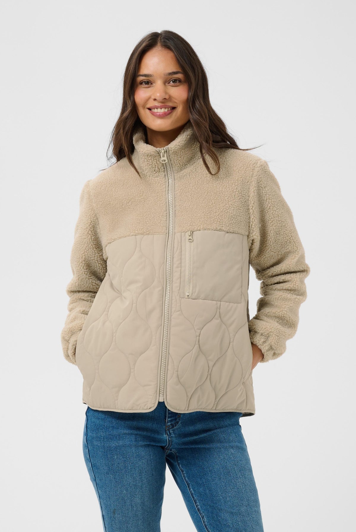KAgracelyn Jacket Feather Gray/Chalk - 1000260 - 10512279