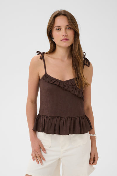 KAkristina Strap Top Coffee Bean - 190915 - 10512564 Thumbnail
