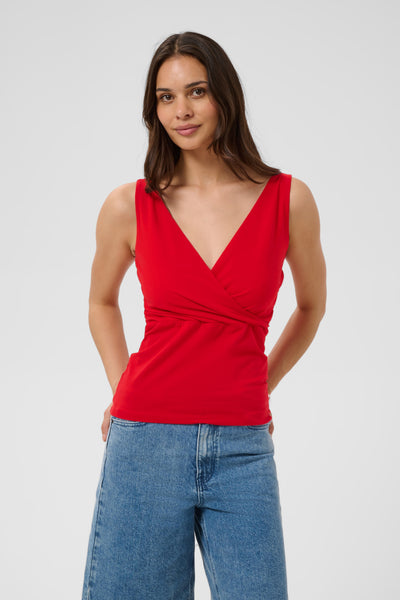 KAoleah Wrap Top Goji Berry - 181659 - 10512665 Thumbnail