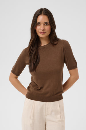 KAlizza Kortärmad Stickad Soft Silt - 181232 - 10512767