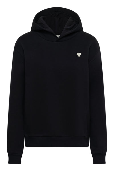 KAliddy Hoodie Svart M/ Vitt Hjärta - 1000432 - 10512889 Thumbnail