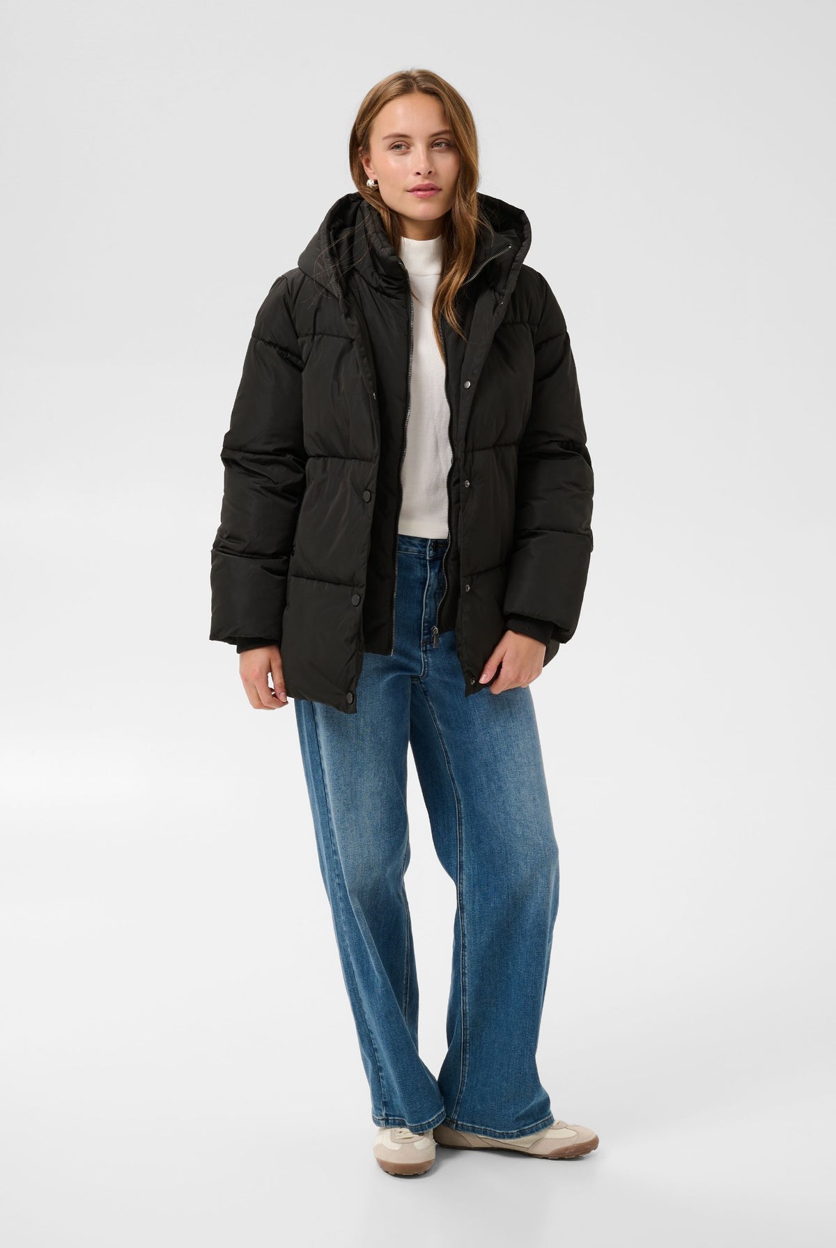 KAyrsa vadderad jacka svart djup - 100121 - 10513020
