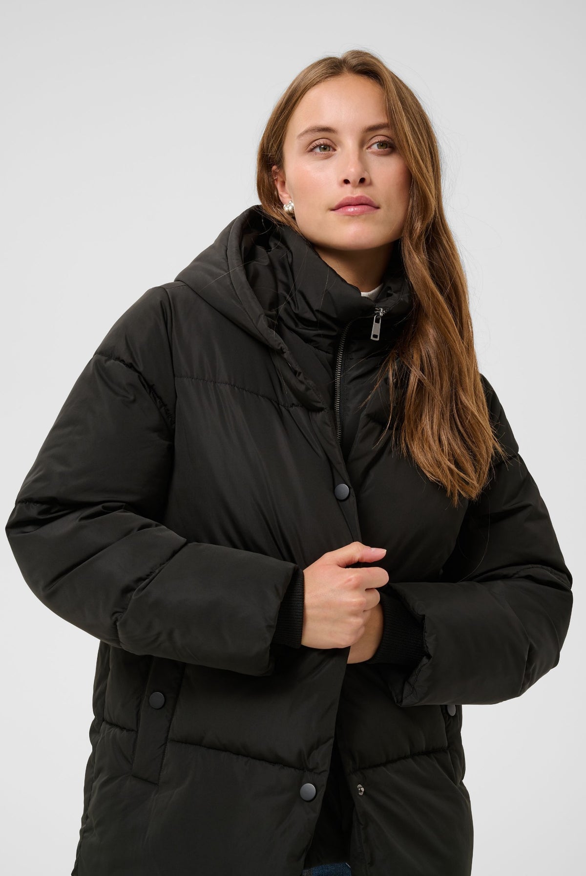 KAyrsa vadderad jacka svart djup - 100121 - 10513020