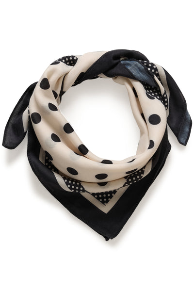 KAdaphne Scarf Chalk/Black Dot - 1000626 - 10513029 Thumbnail