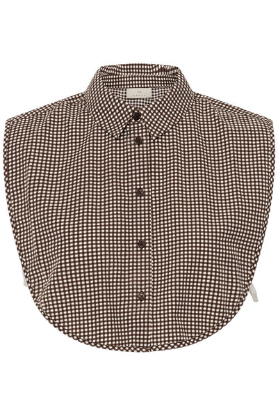KAbine rutig krage Coffee Bean/Chalk Checks - 100 - 10513031 Thumbnail