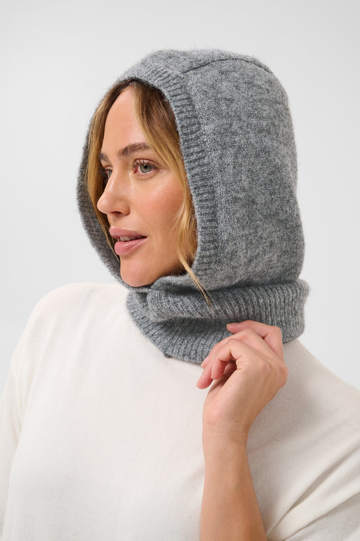 KAginger Balaclava Gråmelerad - 100123 - 10513064