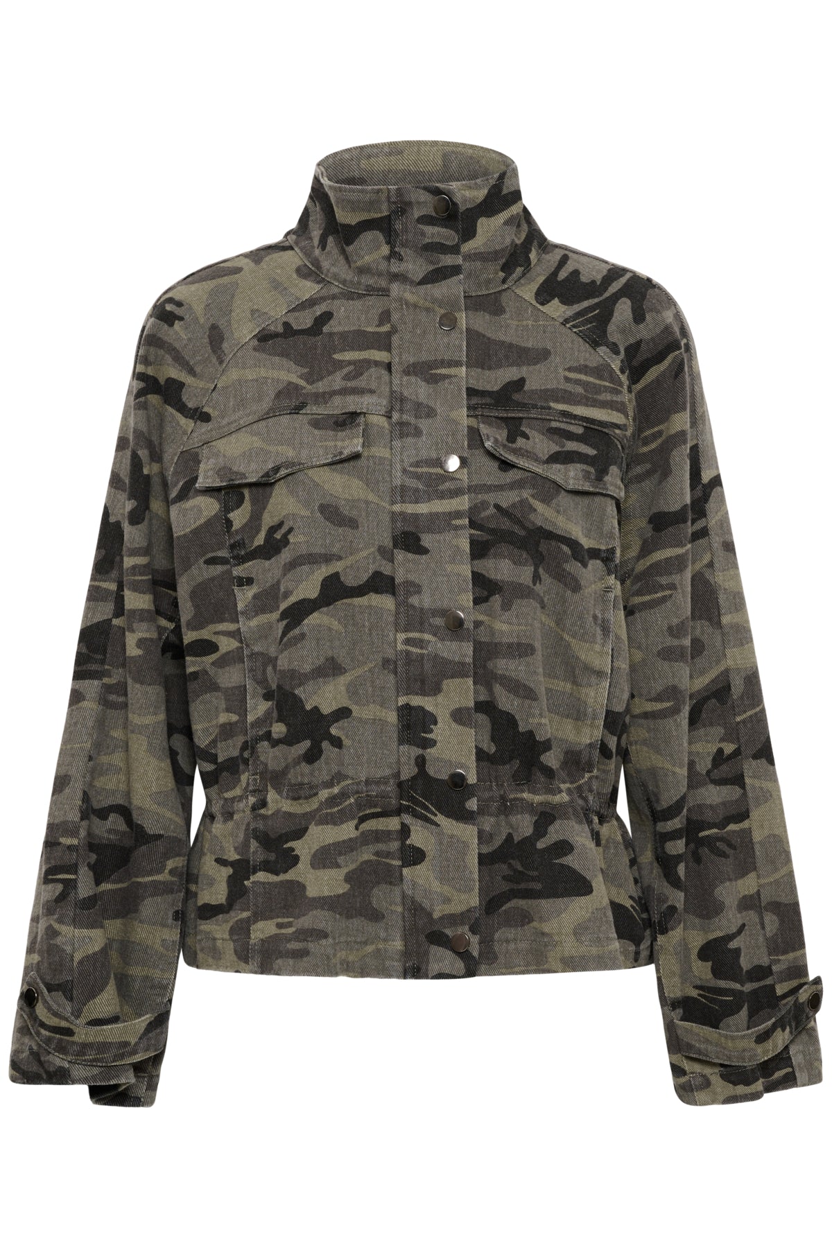 KAlilana Cargo Jacket Grå / Beige Kamouflagemönster - 10513243