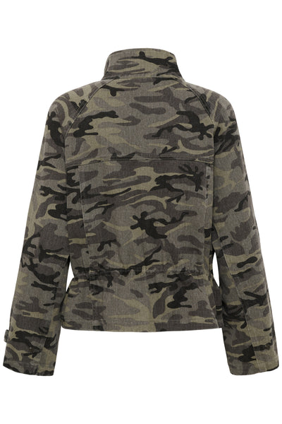KAlilana Cargo Jacket Grå / Beige Kamouflagemönster - 10513243 Thumbnail