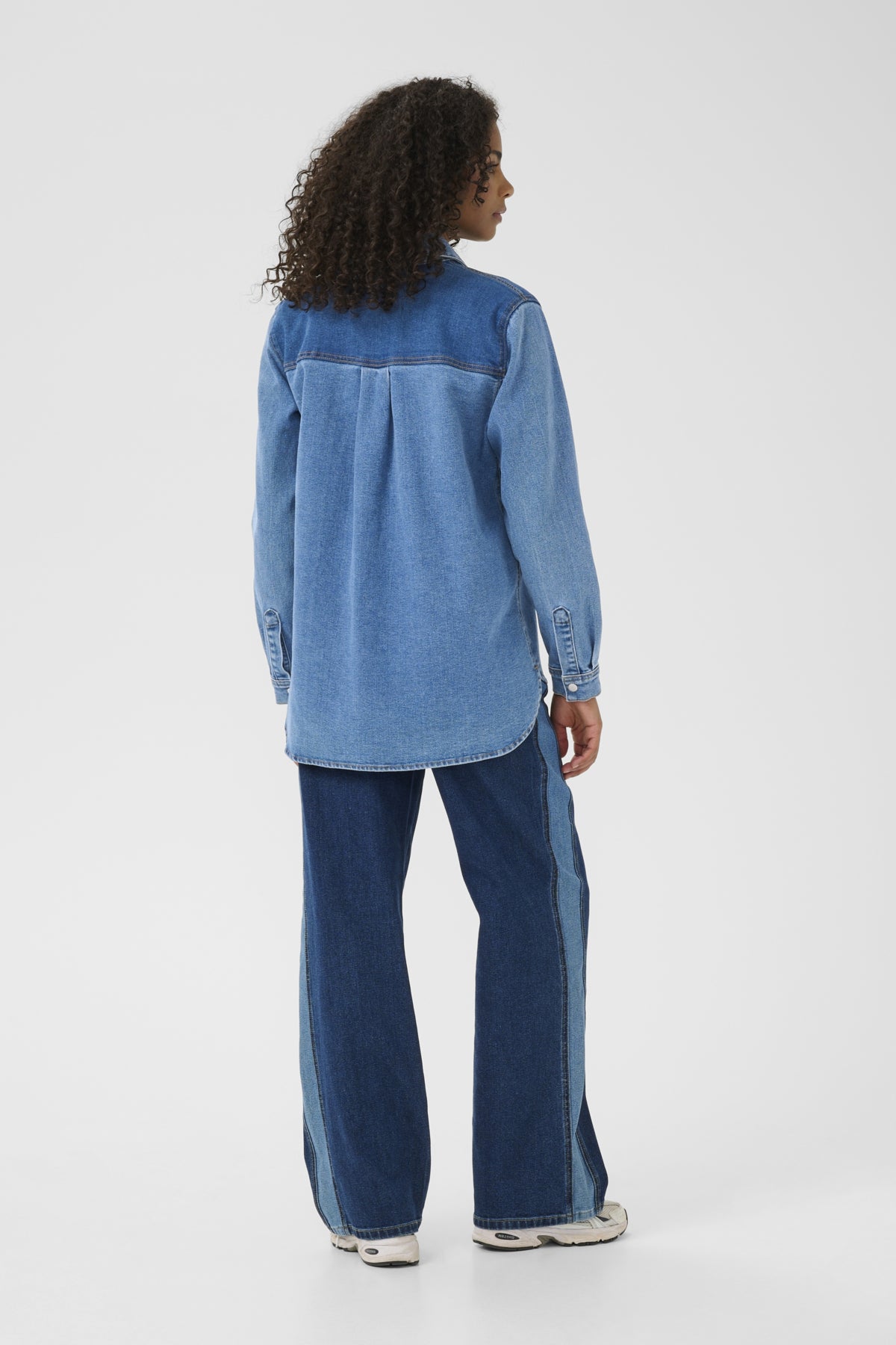 KAsandra Denimskjorta Ljusblå Denim - 10552389