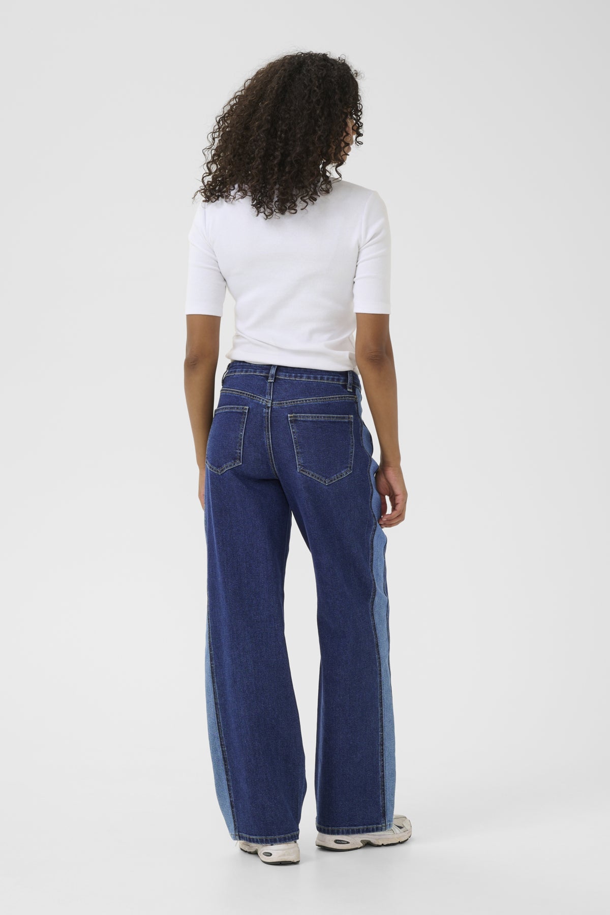 KAsandra High Waist Jeans Medium Blue Denim - 10552390