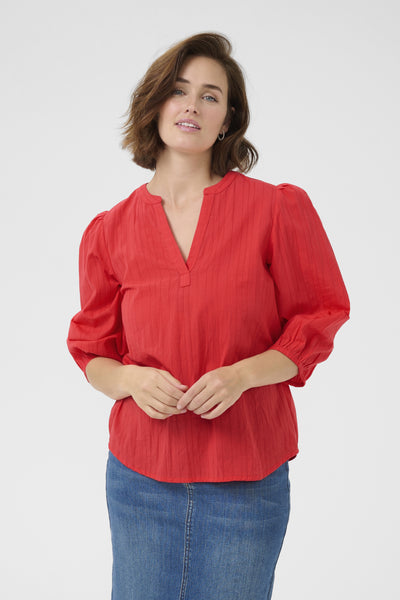KAjollia Zia Blouse hibiscus - 10552403 Thumbnail