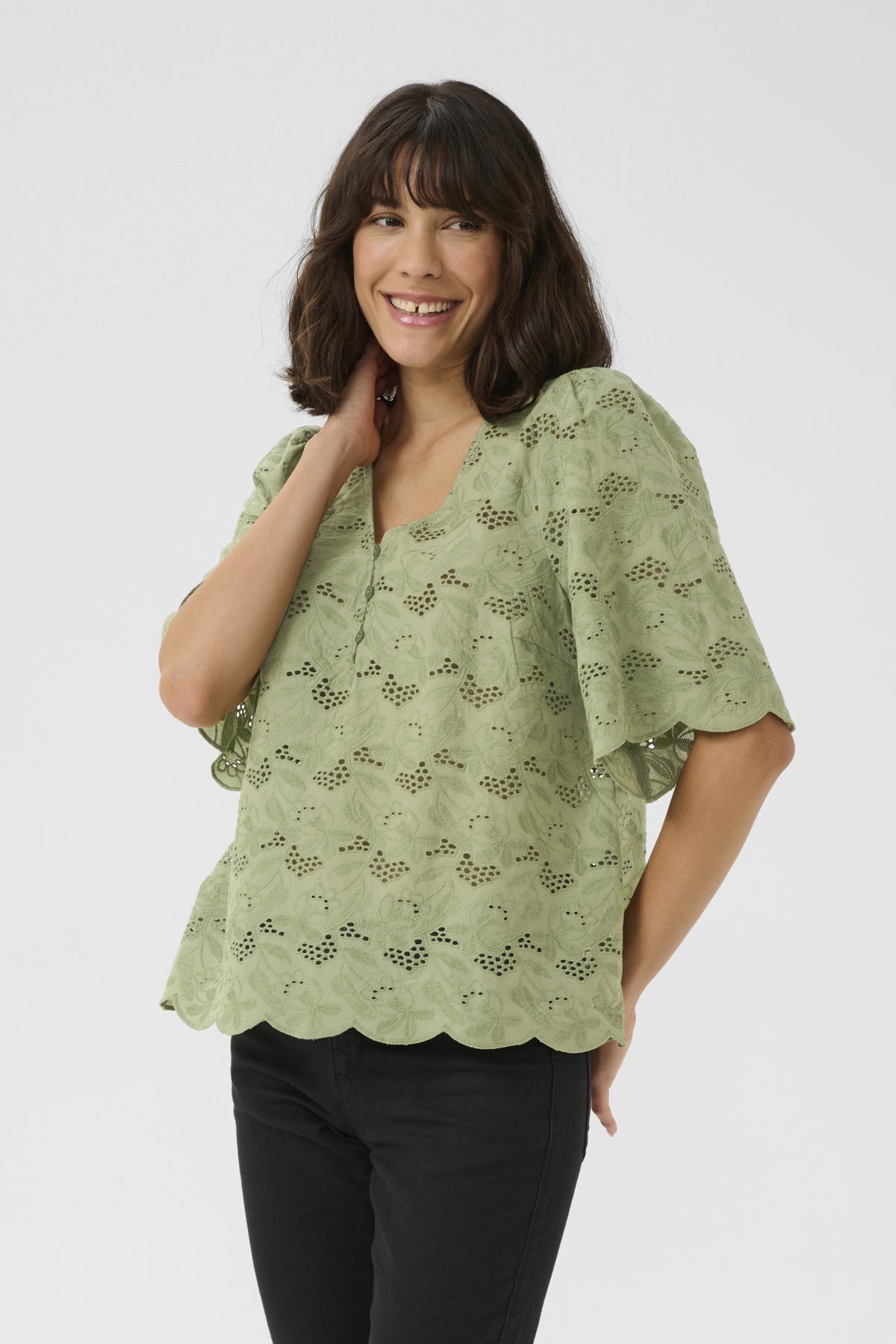 KAtura Blouse Oil Green - 10552405