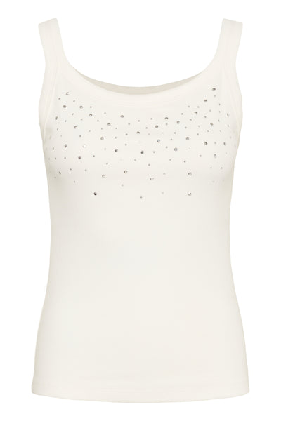 KAcarna Stones Tank Top Chalk - 10552427 Thumbnail