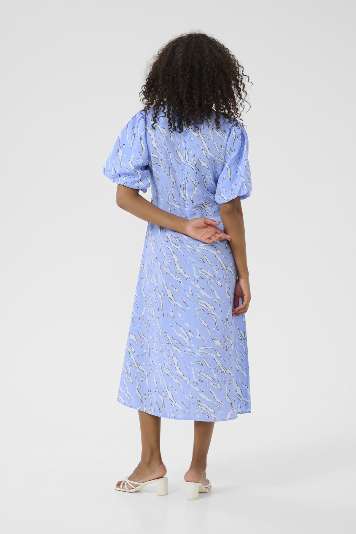KAhannah Midi-klänning Vista Blue W.Nantucket AOP - 10552439