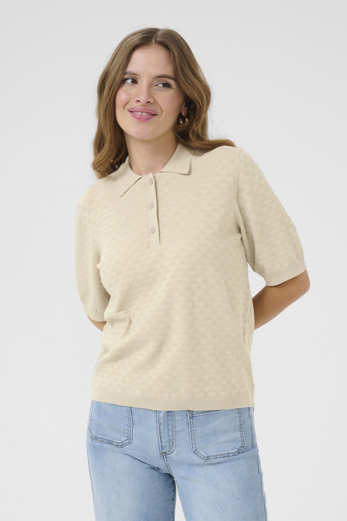 KAolivia pikétröja Feather Gray - 10552451