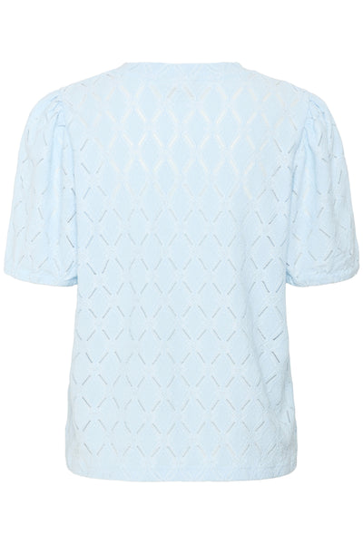 KAtine Short SL Lace Blouse Nantucket Breeze - 10552453 Thumbnail