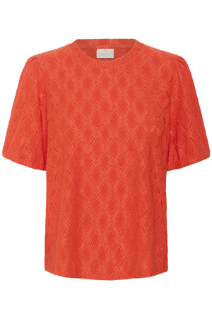 KAtine Short SL Lace Blouse GRENADINE - 10552453