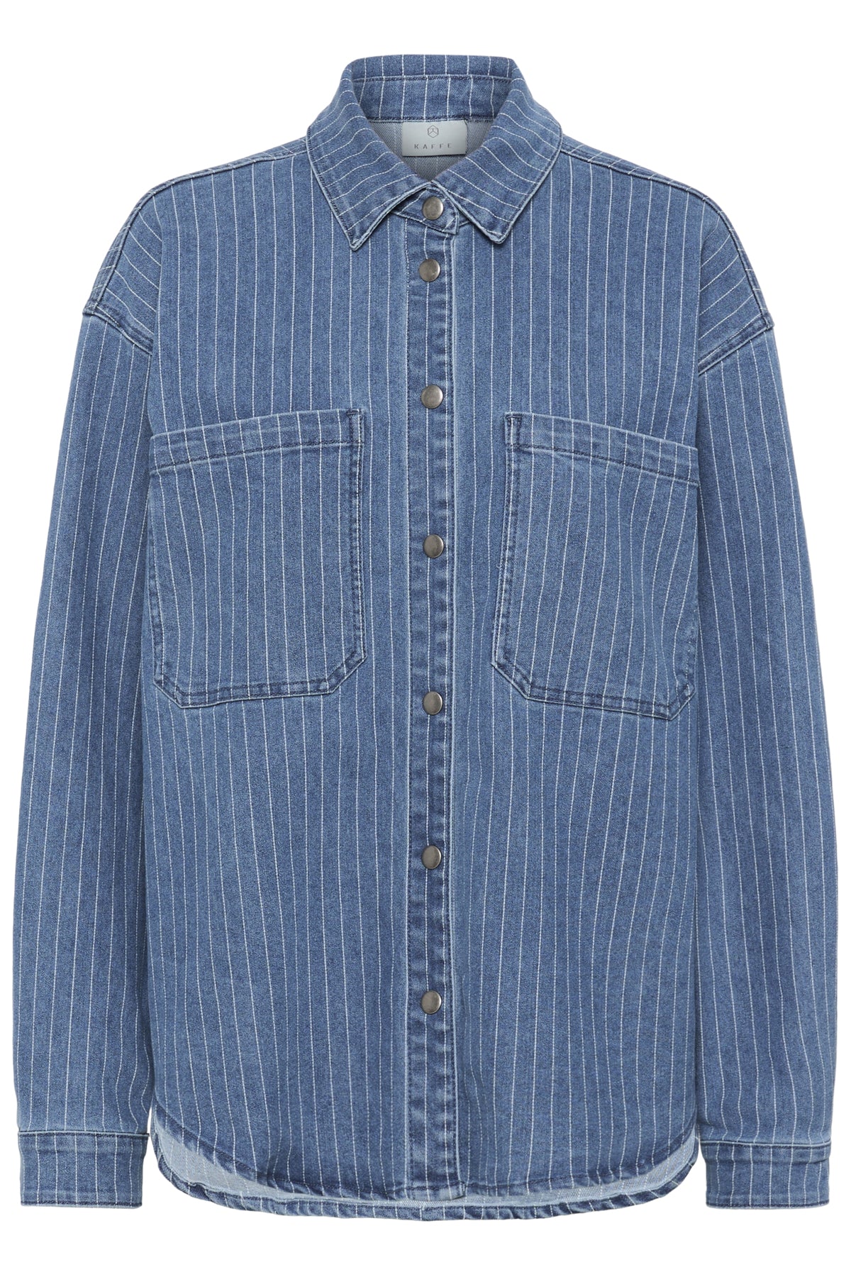 KAreece Denim-skjorta Medium Blue Denim Pinstripe - 10552457
