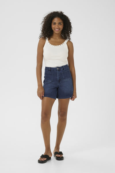 KAkarla Denim Shorts Medium Blue Denim - 10552459 Thumbnail