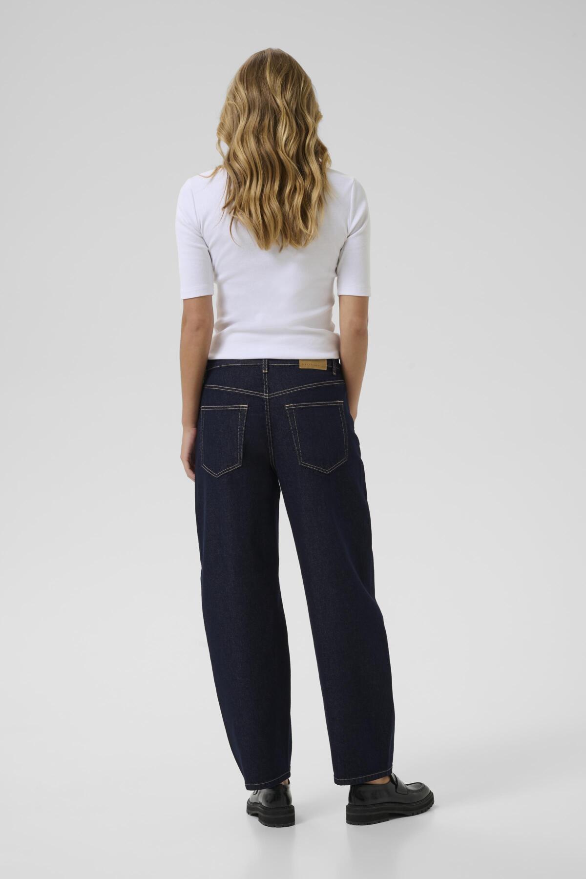 KArory Barrel Jeans Unwashed Blue Denim - 10552476