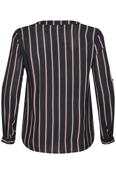 KCsida Blouse Black / Steeple Grey Stripe - - 10580350 Thumbnail