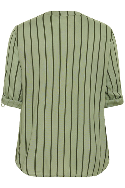 KCsida Blouse Sea Spray/Forest Night Stripe - 10580350 Thumbnail