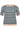 KCmaji Short Sleeves Knit Smoke Gray/Black Deep Stripe - - 10581442