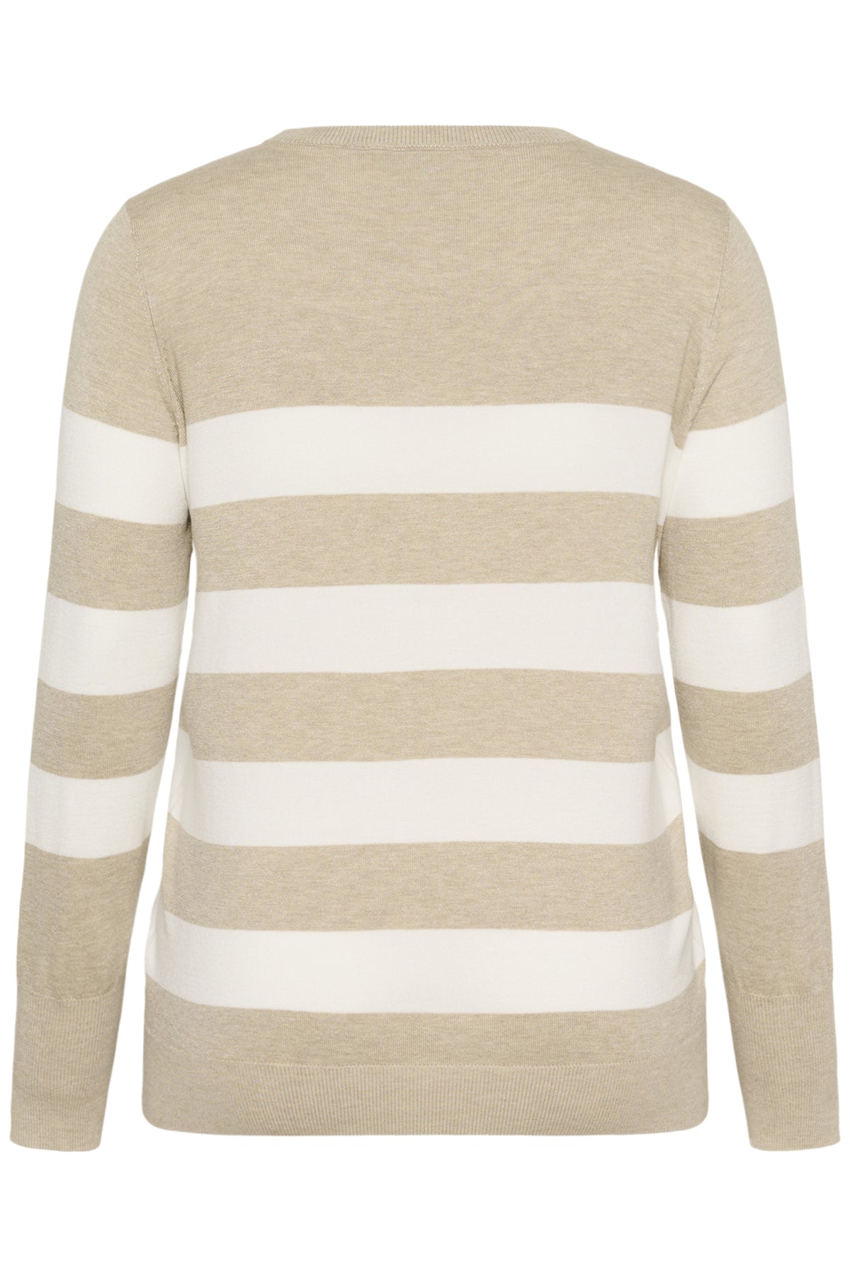 KClizzy Randig Stickad Pullover Feather G. M/Chalk Wide Stripe - 10582600