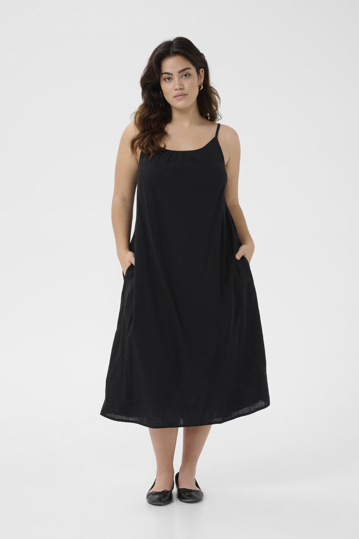 KCpaula Strap Dress Black deep - 10583284