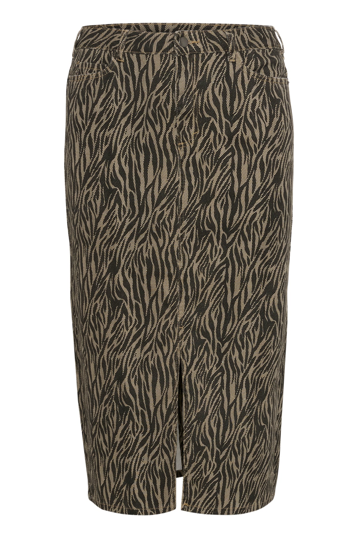 KAleonoma Denimskirt Feather Gray / Black Animal - 10583408