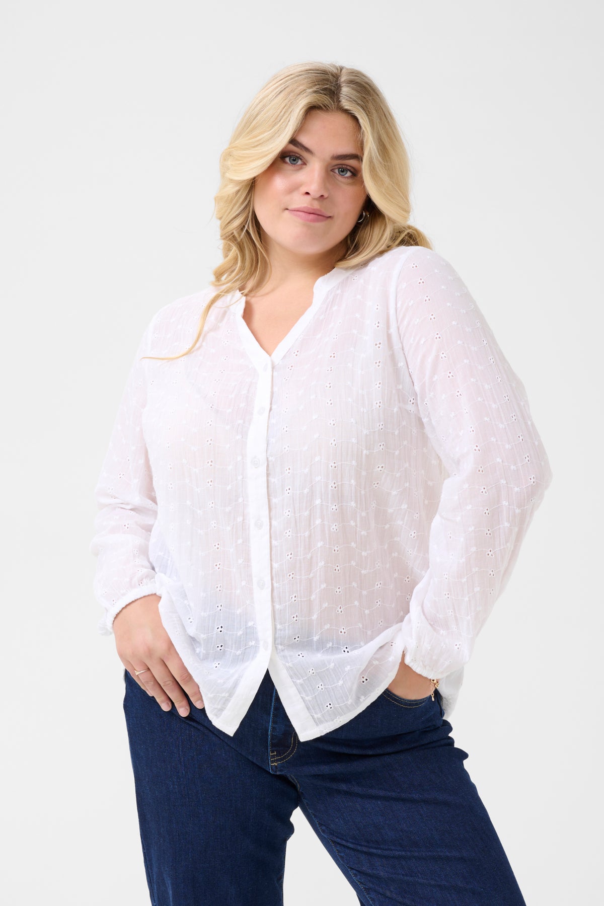 KCmaia Skjorta Chalk - 10583469
