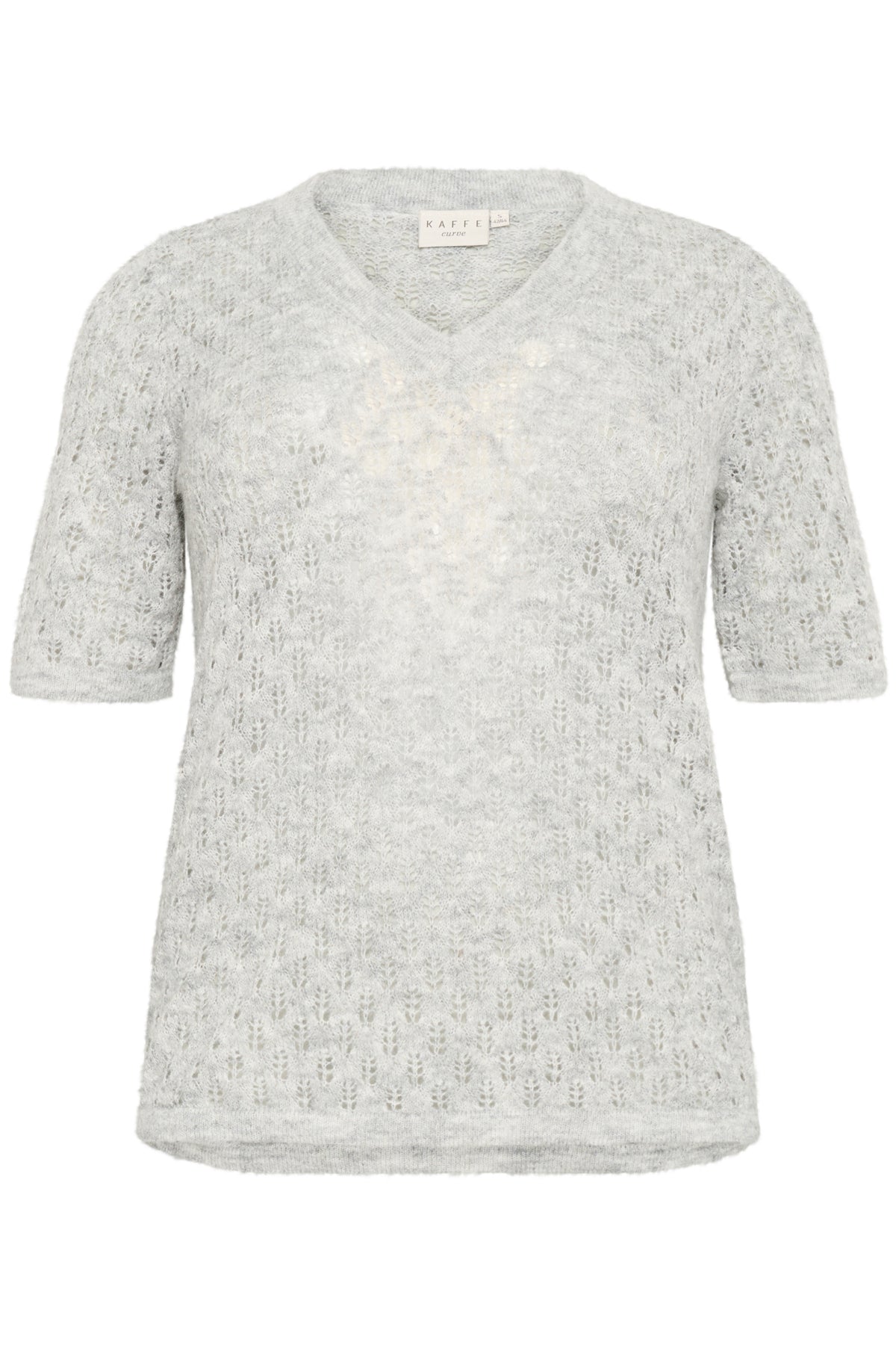 KCloura Pullover Ljusgråmelerad - 10583481