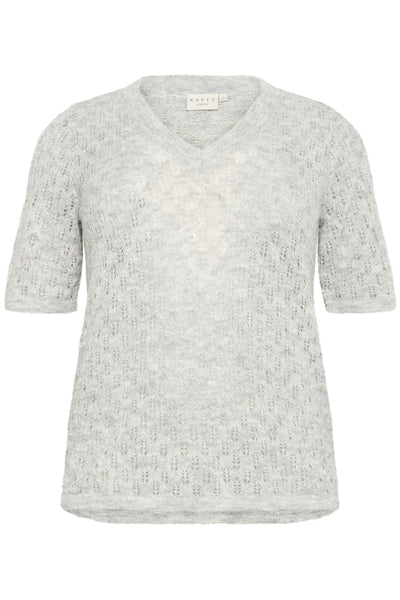 KCloura Pullover Ljusgråmelerad - 10583481 Thumbnail