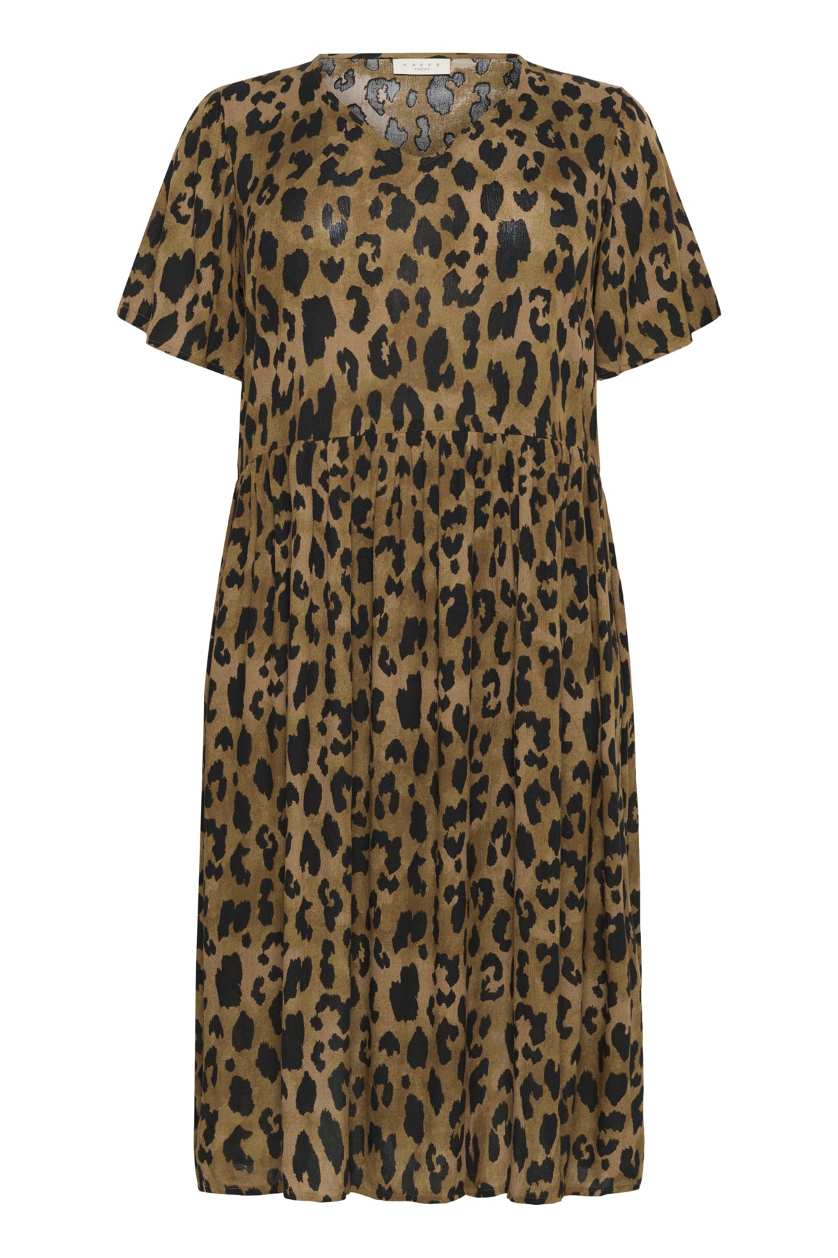 KCmolly Ami Klänning Brun Leopardmönster - 10583503