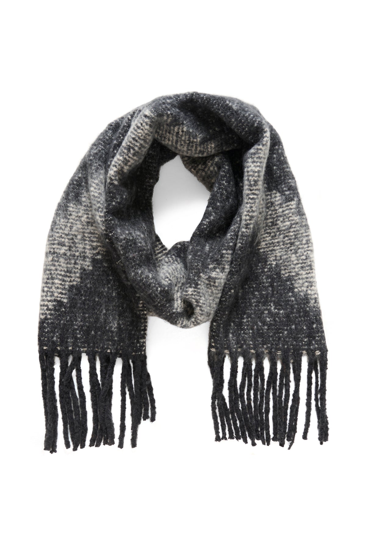 KCvinia Scarf Svart/ Offwhite - 10583534