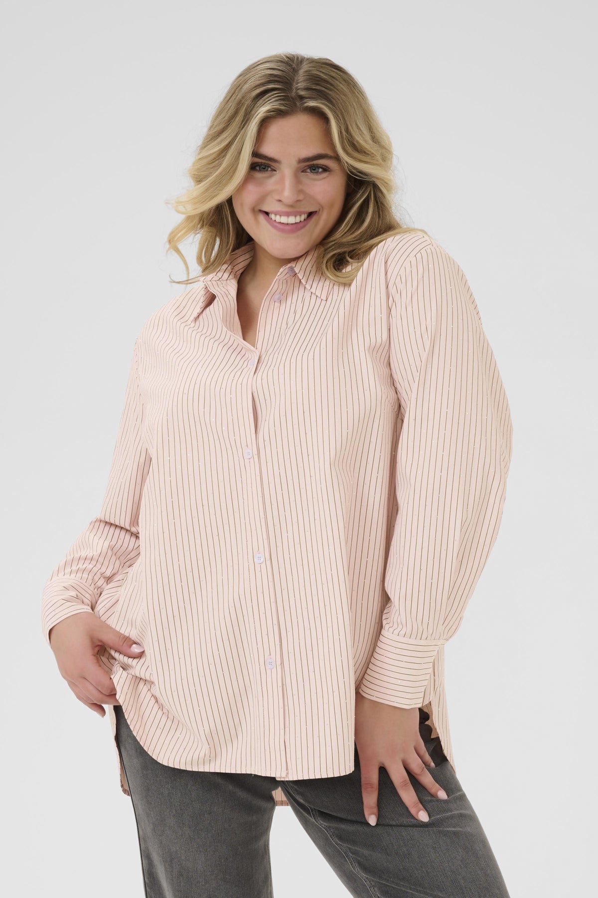 KCvicta Skjorta Lotus Stripe - 10583587