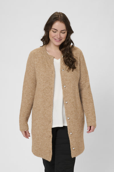 KCruby Cardigan Toasted Coconut Melange - 10583609 Thumbnail