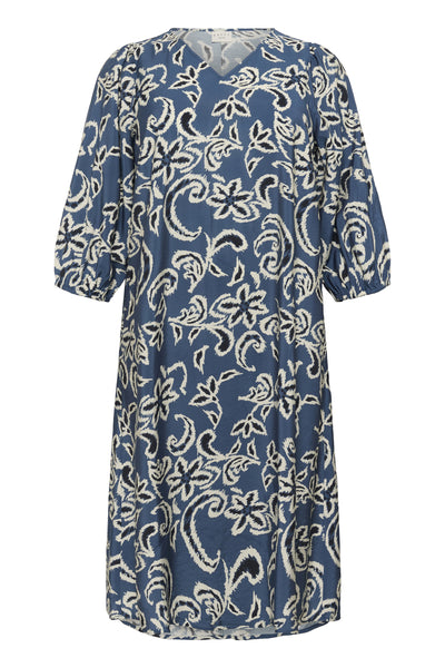 KCmahlia Klänning Bering Sea/White Paisley - 10583610 Thumbnail