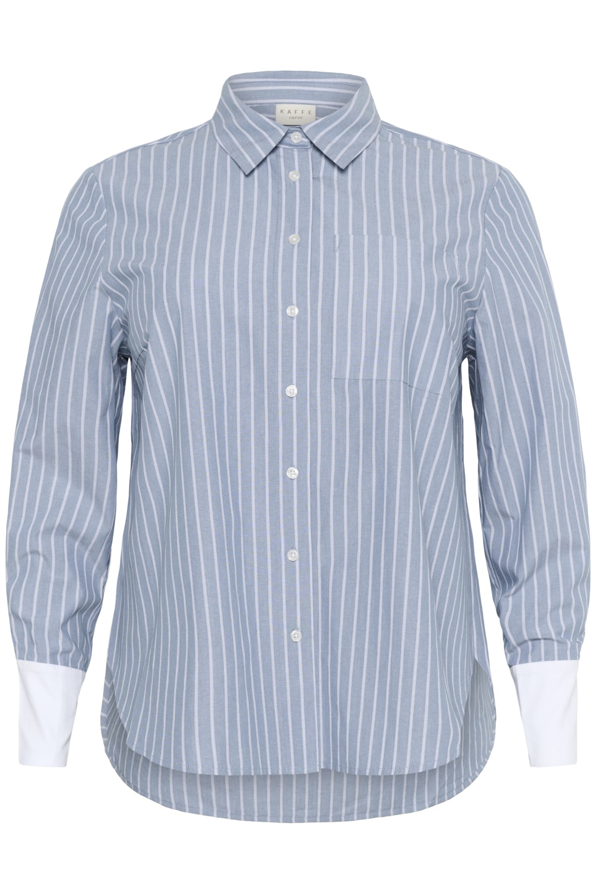 KCmelina Skjorta Windward blue melange stripe - 10583632