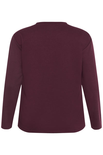 KCeliza Sweatshirt Windsor Wine/Amour Embd. - 10583639 Thumbnail