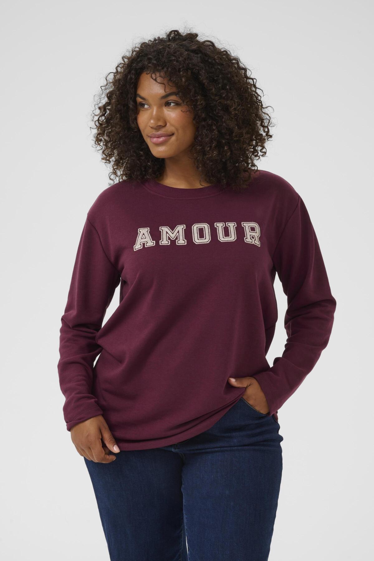 KCeliza Sweatshirt Windsor Wine/Amour Embd. - 10583639