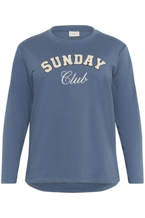 KCeliza Sweatshirt Bering Sea/Club Embd. - 10583639