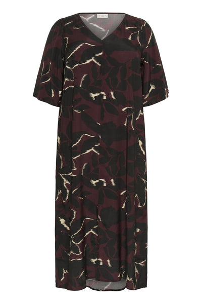 KCmilana Klänning Windsor Wine/Black Flower - 10583650 Thumbnail