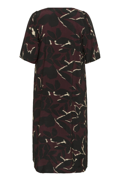 KCmilana Klänning Windsor Wine/Black Flower - 10583650 Thumbnail
